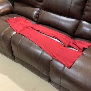 NWT Fold over flared leggings from HALARA